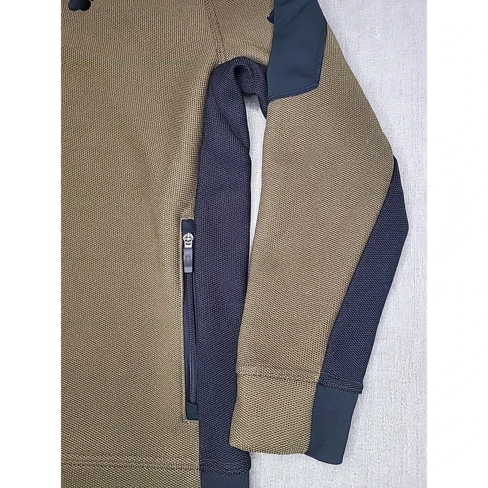 Alaskan Hardgear 1/4 Zip Sweater Graveltec Two Tone Long Sleeve Pullover Men's L